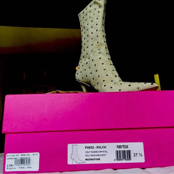 Paris Texas Ladies Smoky Quartz Holly Mama Ankle Boots. - Picture 5 of 5